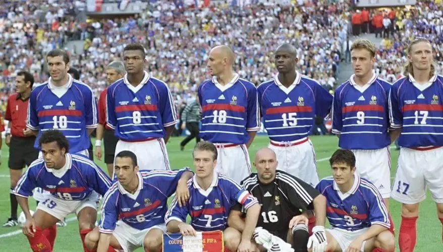 Maillot France 98 classique des maillots retro