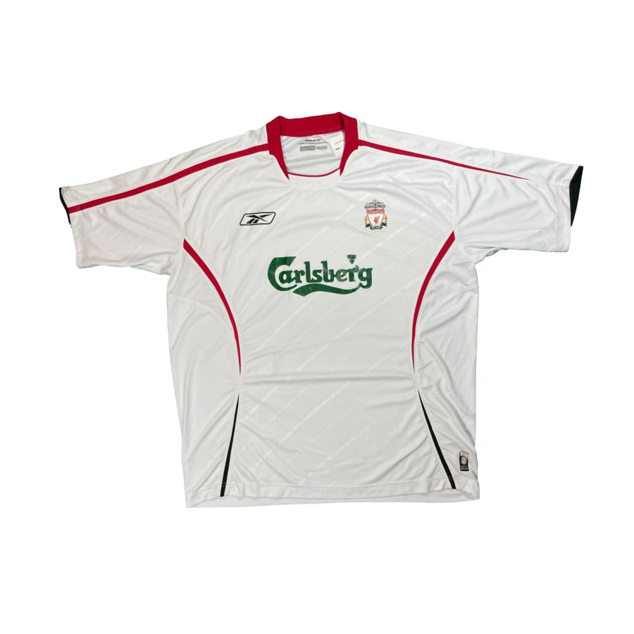 Maillot football vintage extérieur Liverpool FC #8 Gerrard saison 2005-2006 - Reebok - FC Liverpool