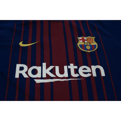 Maillot de football rétro domicile FC Barcelone 2017-2018 - Nike - Barcelone